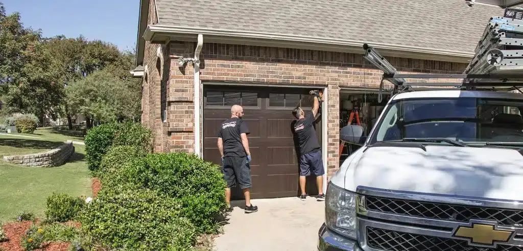 Broken garage door cable